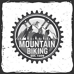 Set of Mountain bikings clubs. Vector illustration.