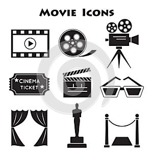 Set of Movie Icons