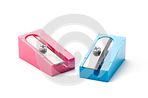 Set of multi-colored pencil sharpeners