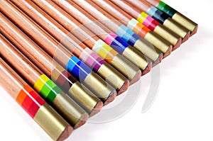 Set of multicoloured pencils