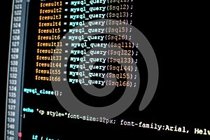 Set of mysql queries in a database management software. Querying