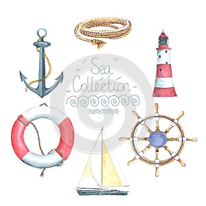 Set of nautical elements