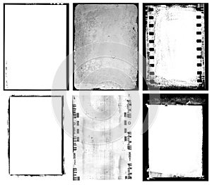 Set of negative films photo