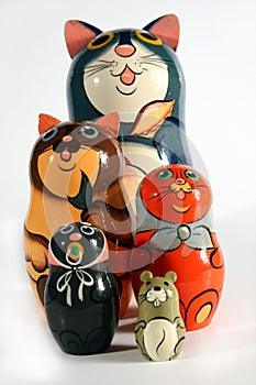 Set of nesting dolls