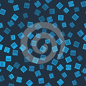 Set Neural network, Binary code, and Web developer programming on seamless pattern. Vector