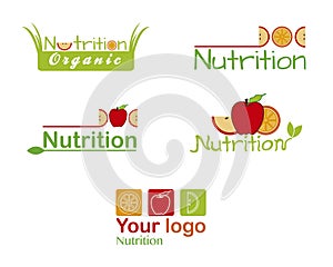 Set nutrition logos - fruit