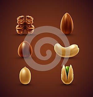 Set of nuts