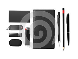 Set of office stationery