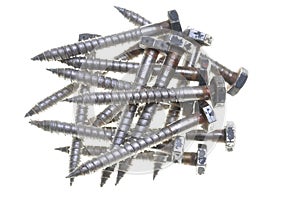 Set of old screws