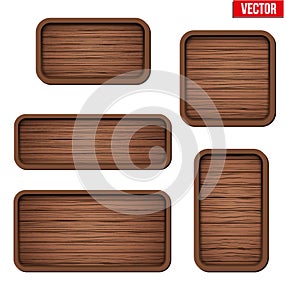 Set of old wooden boards.