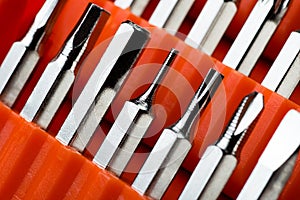 Set on an orange bits