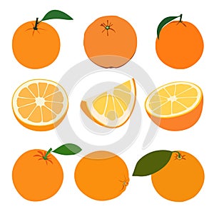 Set of oranges.