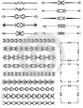 Set of ornamental rules