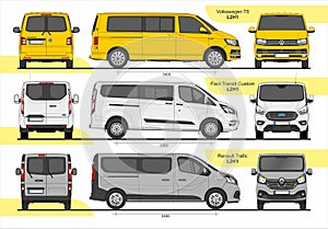 Set of Passenger Vans L2H1