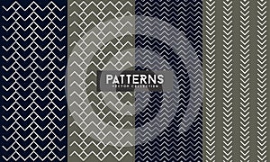 Set of pattern vector collection geometric lines