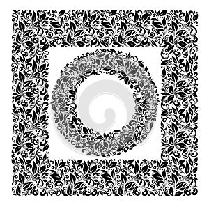 Set of patterns and framework leaves