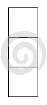 Set of Photo Frames isolated on white