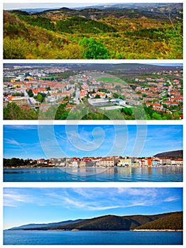 Set of photo of the Istrian part