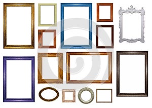 Set of picture frames photo