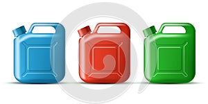 Set of Plastic Canister for storing Oil, Detergent, Liquid Soap, Milk or Juice