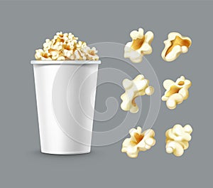 Set of popcorn