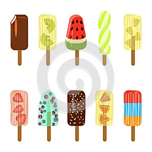 Set of Popsicles