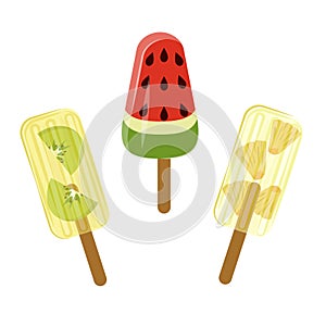 Set of Popsicles