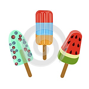 Set of Popsicles