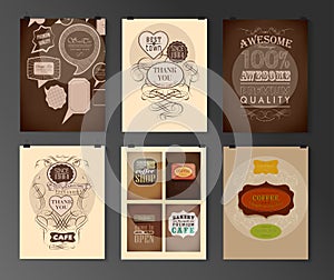 Set of poster, flyer, brochure design templates