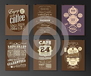 Set of poster, flyer, brochure design templates