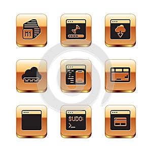 Set Processor, Browser window, Code terminal, Software, Web development, Cloud technology data transfer, Search engine