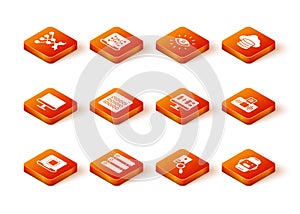 Set Processor CPU, Server, Data, Computer monitor, Binary code, Photo retouching, Algorithm, Chat bot and Artificial