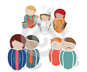 Set of Profession Web Icons