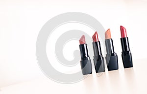 Set of professional lipsticks