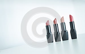 Set of professional lipsticks