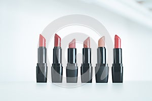 Set of professional lipsticks