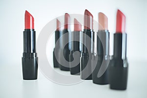 Set of professional lipsticks