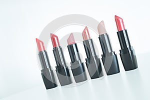 Set of professional lipsticks