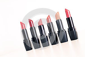 Set of professional lipsticks