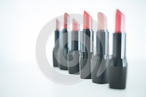 Set of professional lipsticks