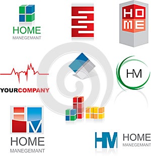 Set of prototype logos