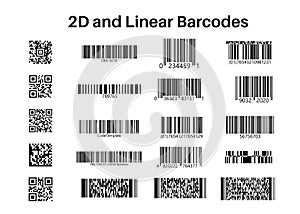 Code stickers on isolated background. Code sample