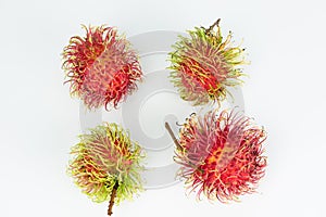 Set of rambutan