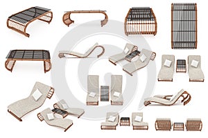 Set rattan furniture