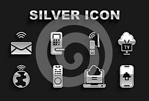 Set Remote control, Smart Tv, Cloud technology data, Network cloud connection, Global, Usb wireless adapter, Mail and e