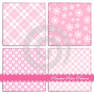 Set of retro patterns 8