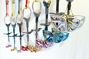 Set of rock climbing cams