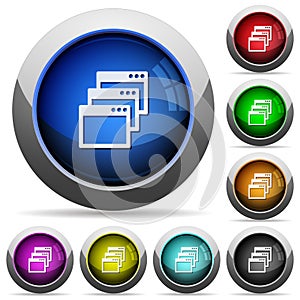 Cascade view button set
