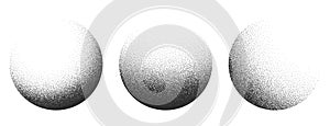 set of round stipple overlay pattern background