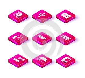Set Router and wi-fi signal, Server, Data, Web Hosting, Computer mouse, RAM, random access memory, SD card, Video